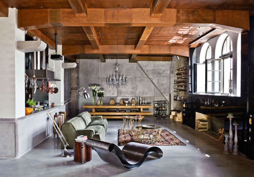 Cool Loft Apartment Decorating Ideas Eclectic Loft Apartment Budapest