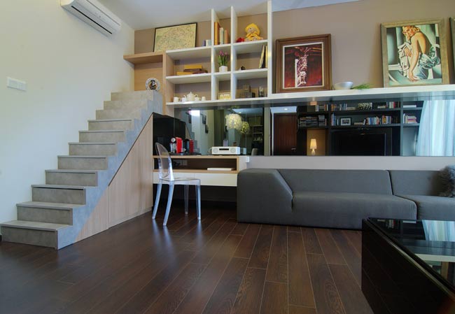 Cool Loft Apartment Decorating Ideas Studio Apartment Loft Por Living