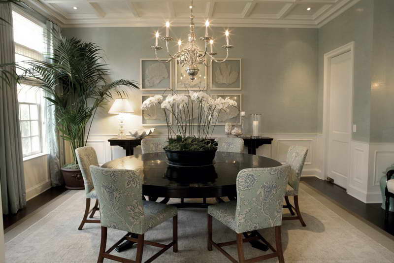 15 Beautiful Asian Dining Room Ideas Asian Inspired Dining Room Furniture With Orchid Flower