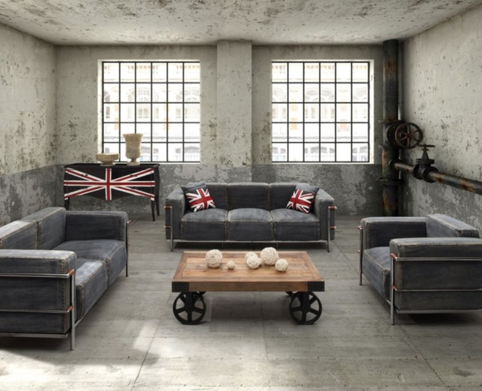 25 best industrial living room designs