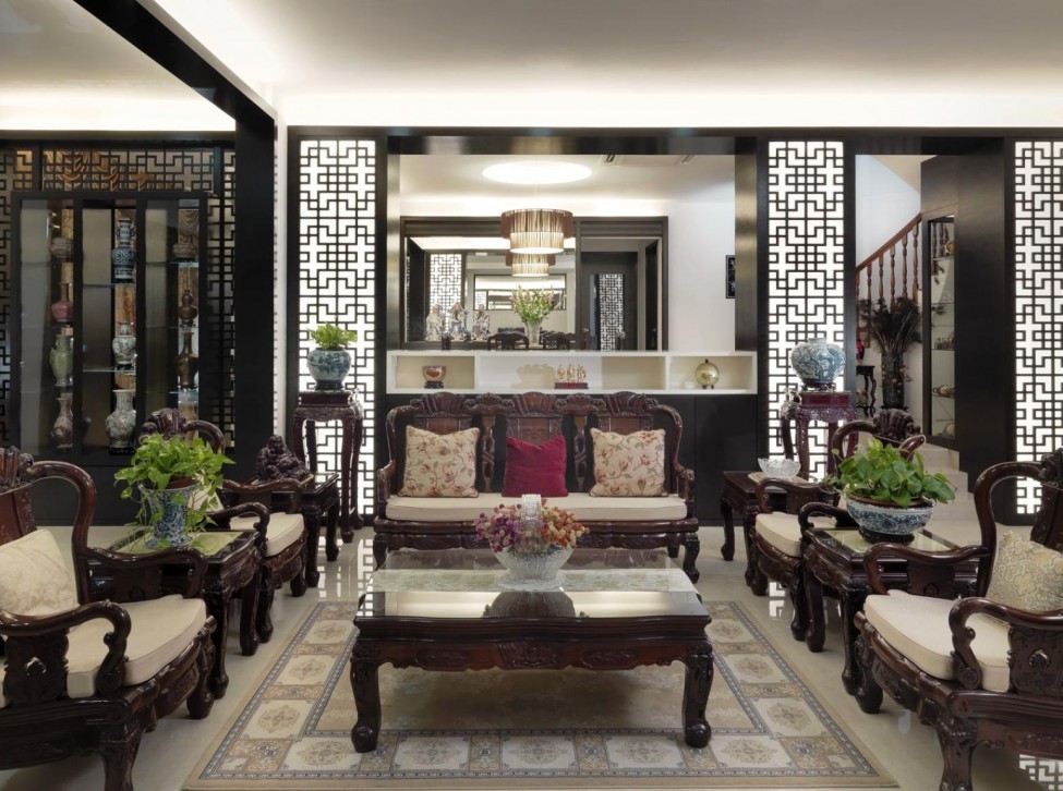 Asian Living Room Designs 53