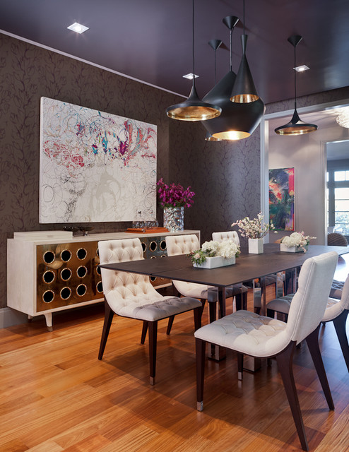 Transitional Eclectic Dining Room Transitional Eclectic Dining Room