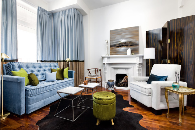 eclectic living room