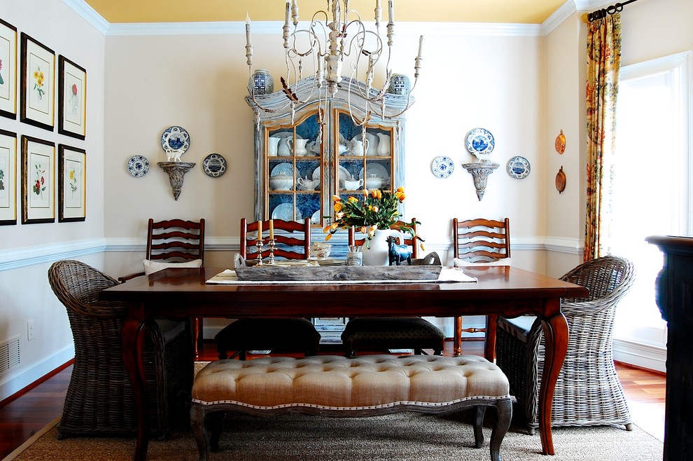25 Best Farmhouse Dining Design Incredible Wicker Bench Seat Decorating Ideas Gallery In