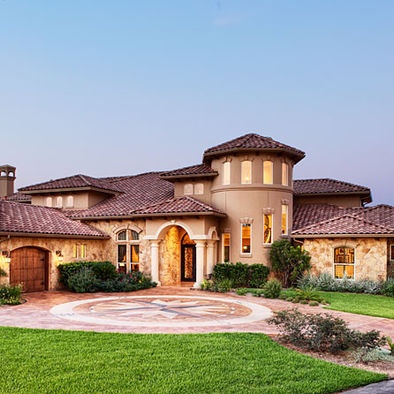 home exterior and interior