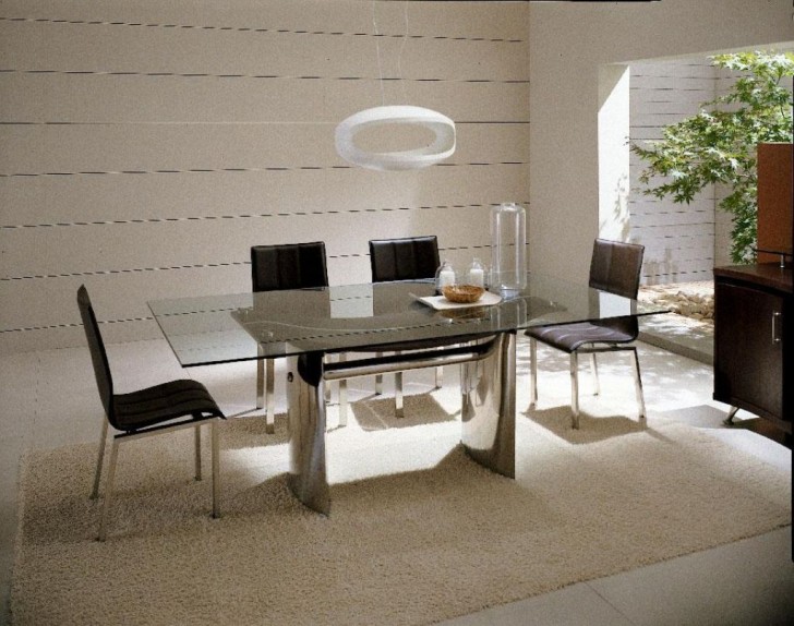 15 Elegant Glass Dining Room Tables Decorations Glass Top Dining Table