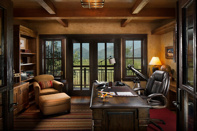 15 Creative Rustic Home Office Designs