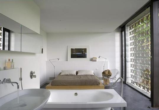 25 Beach Style Open Bathroom Design Ideas