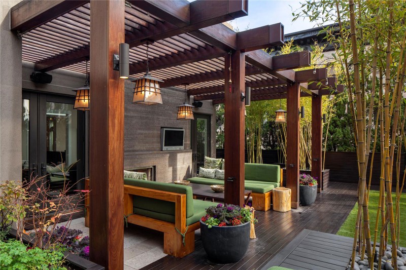 25 Beautiful Pergola Design Ideas A-Pergola-Lighting - 25 Beautiful Pergola Design Ideas