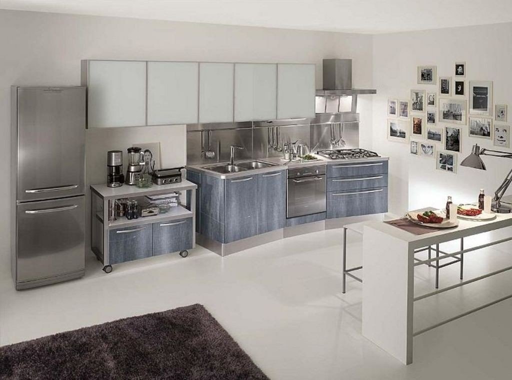 stainless steel kitchen design