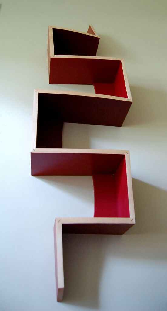 18 Zigzag Book Shelf Design Ideas