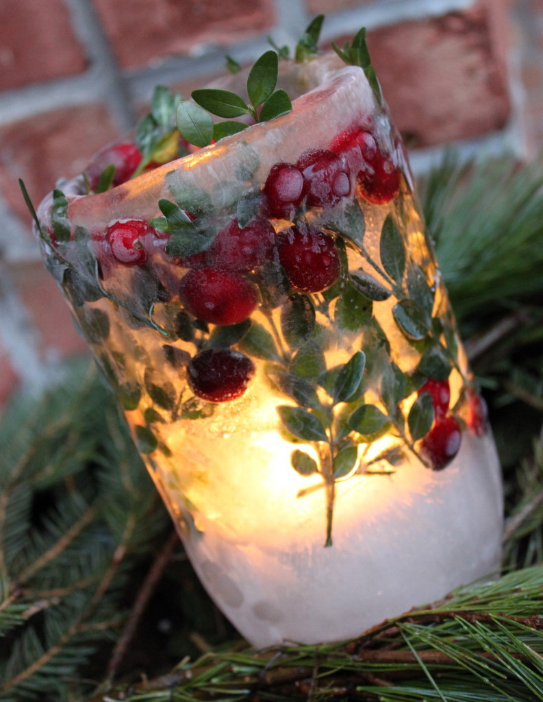 ice lantern diy ideas
