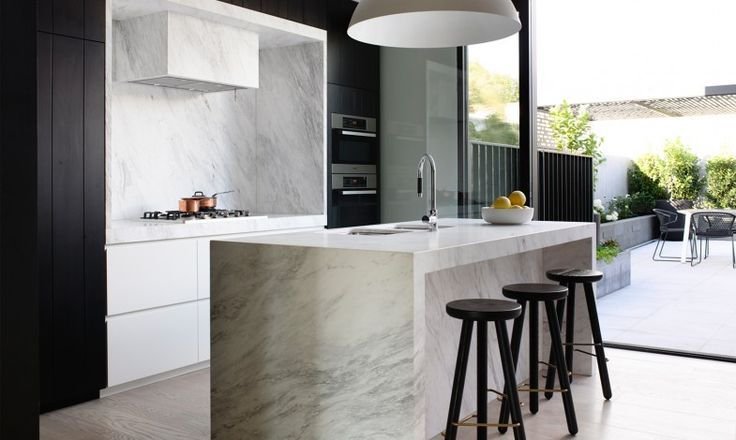 marble kitchen bar
