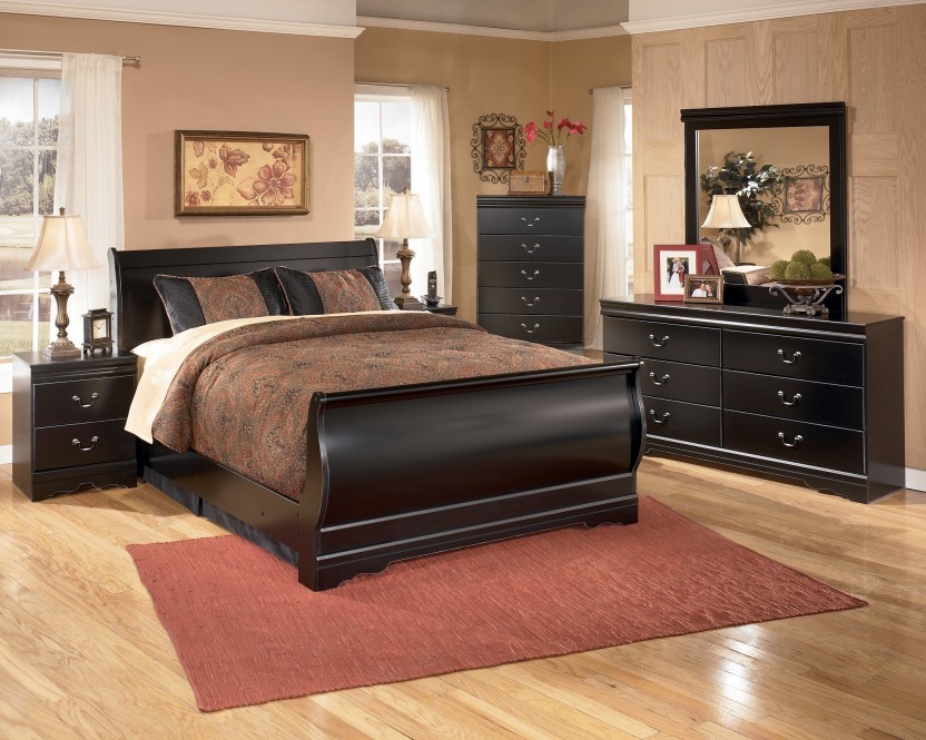 Sleigh Bed Bedroom Decorating Ideas