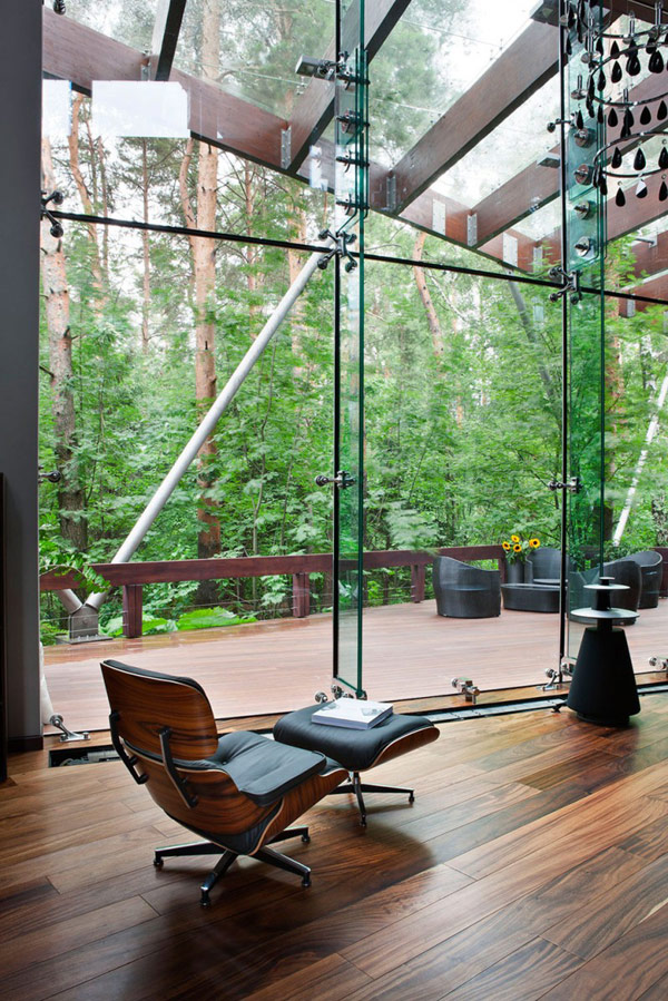Contemporary Leather Chair Modern House Near Moscow Furniture
