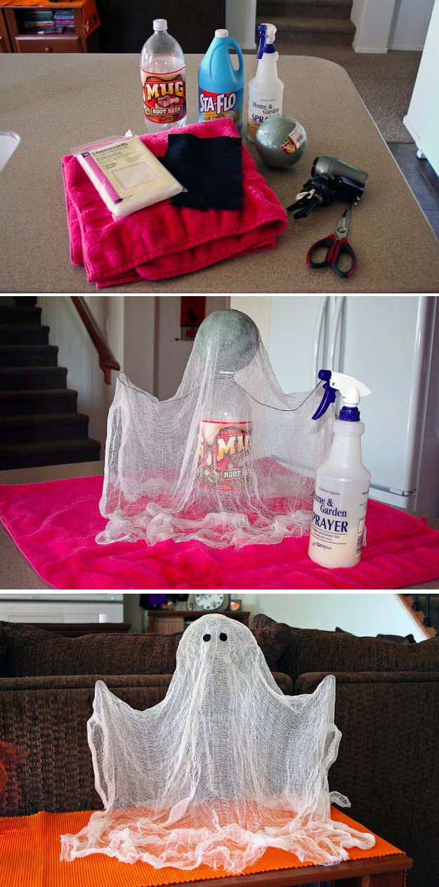 Floating Cheesecloth Ghost Floating Cheesecloth Ghost