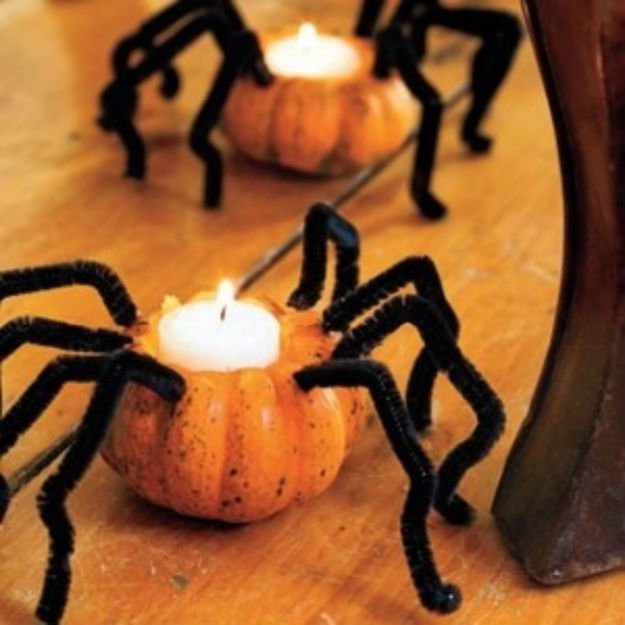 Pumpkin Spiders