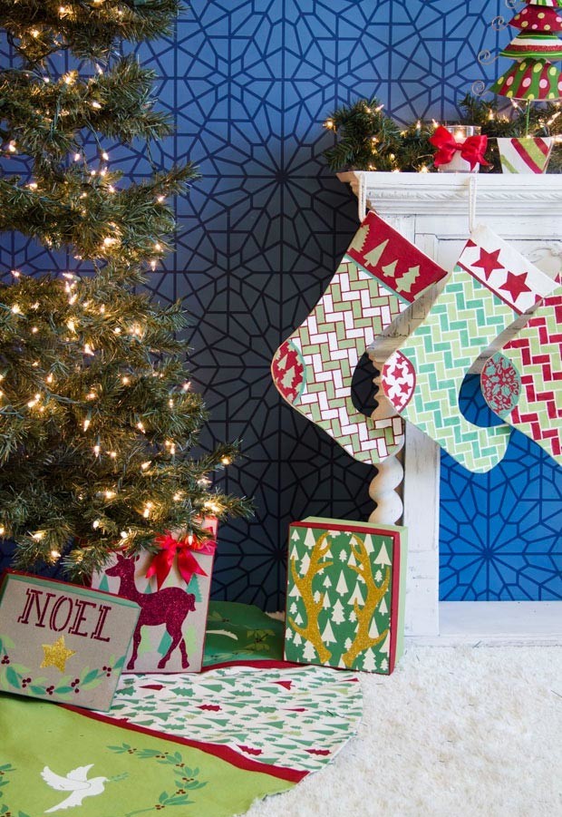 christmas-decorations-crafts-with-stencils christmas-decorations-crafts-with-stencils