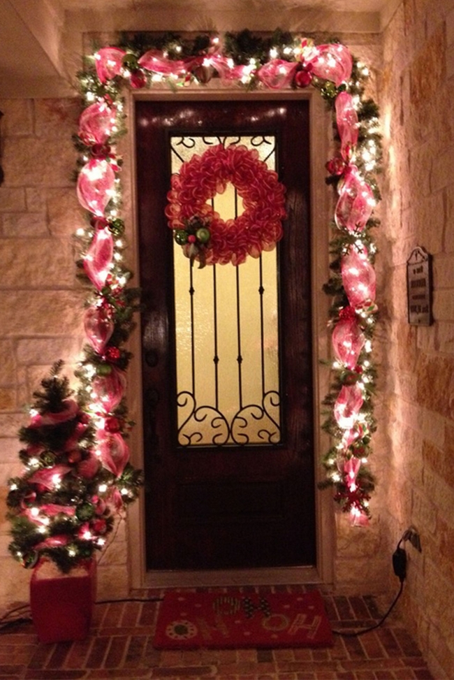 Christmas Decorations Front Door Ideas