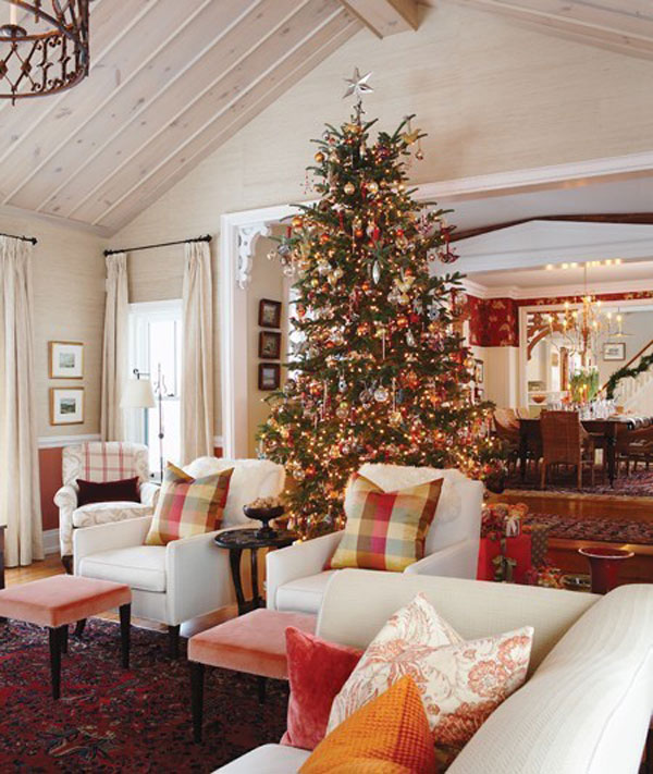 30 best christmas living room decorating ideas
