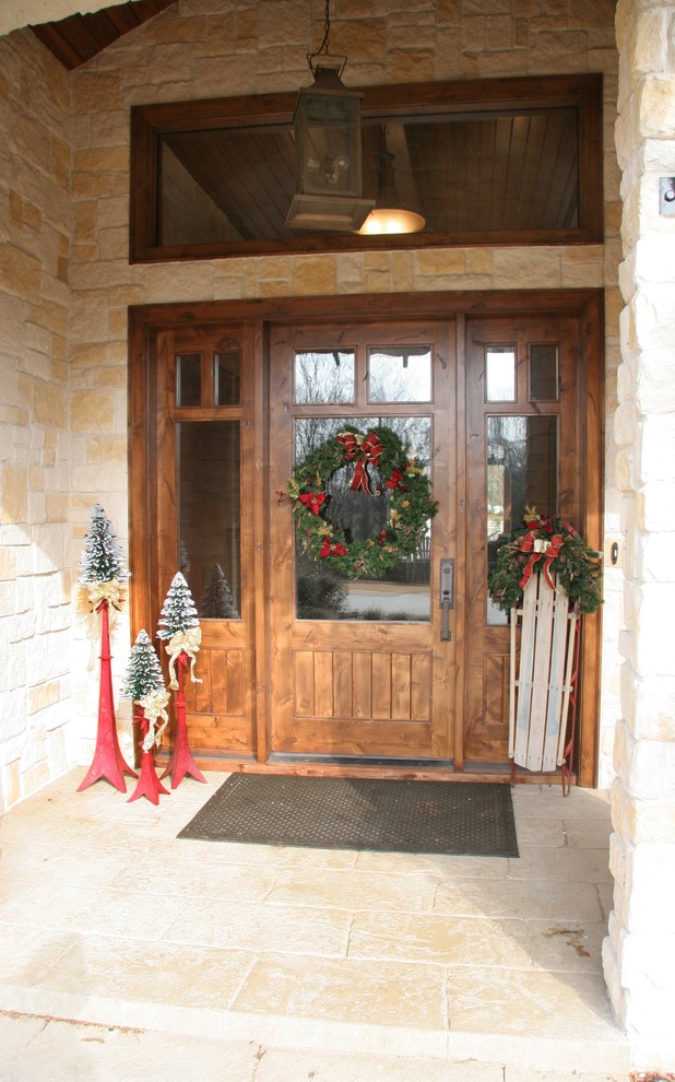 craftsman-style-entry-christmas-decoration craftsman-style-entry-christmas-decoration