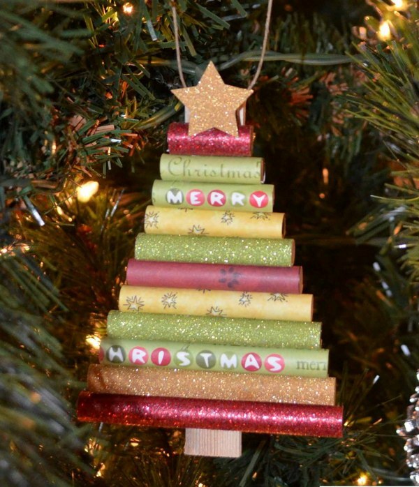 Rolled paper Christmas Tree Ornament Rolled paper Christmas Tree Ornament