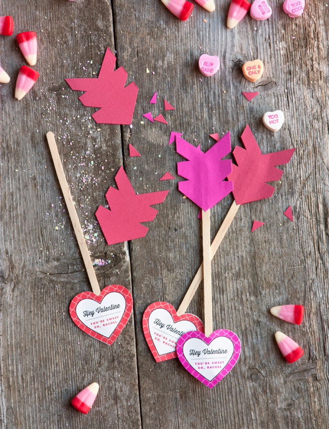 20 Cute Homemade Valentines Decorations Diy Heart Arrow Decoration