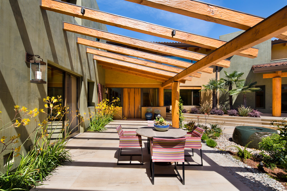Southwestern Backyard Patio Design