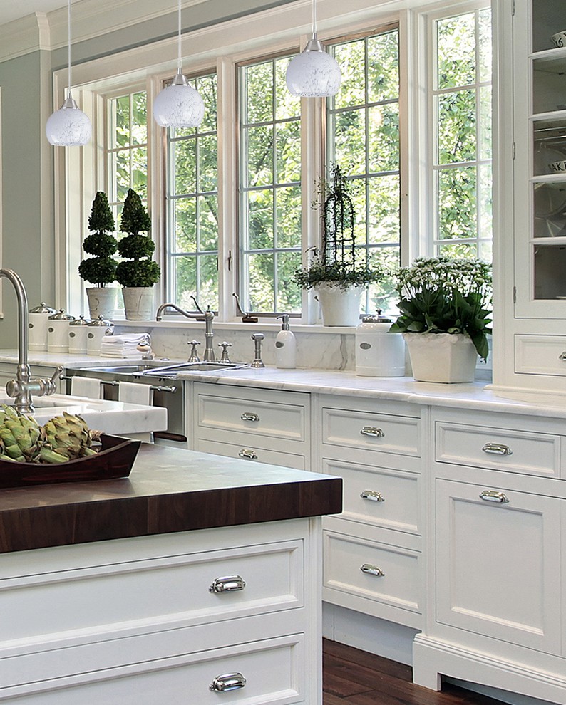 21 Beautiful All White Kitchen Design Ideas