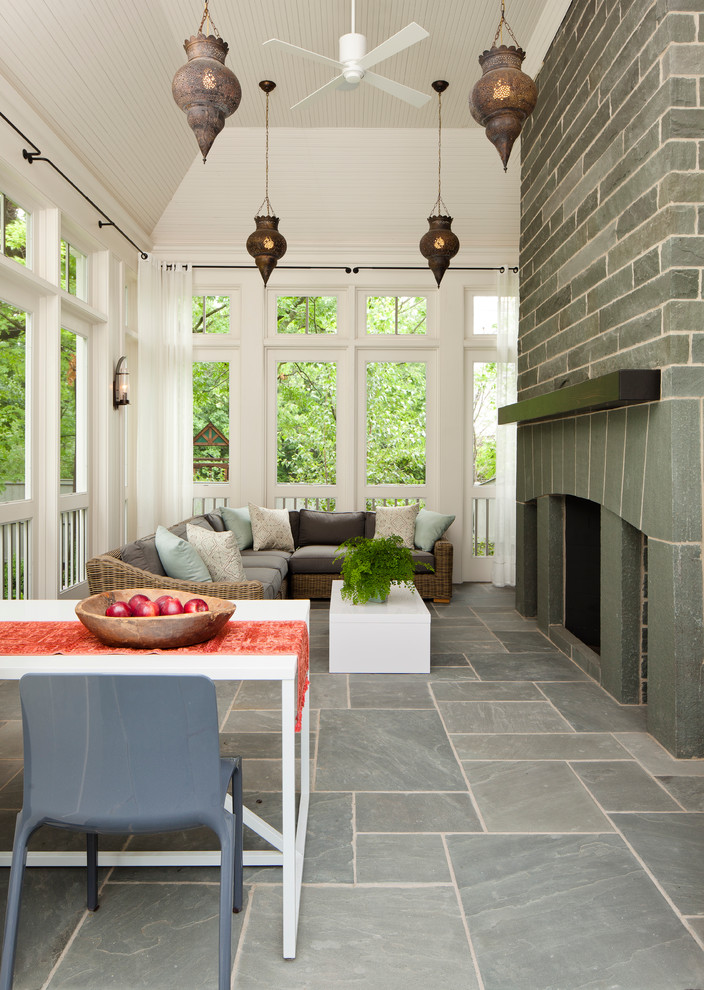 Beach Style Backyard Porch Design Beach Style Backyard Porch Design