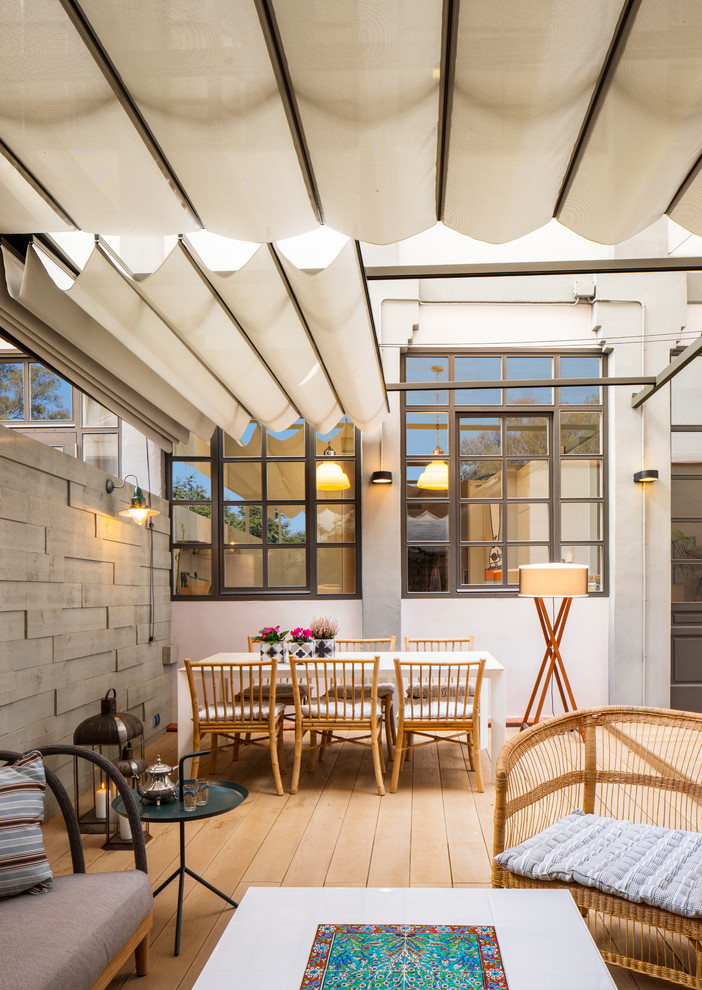 Industrial Backyard Porch Design Industrial Backyard Porch Design