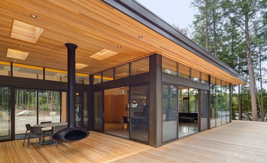 Midcentury Backyard Porch Design Midcentury Backyard Porch Design