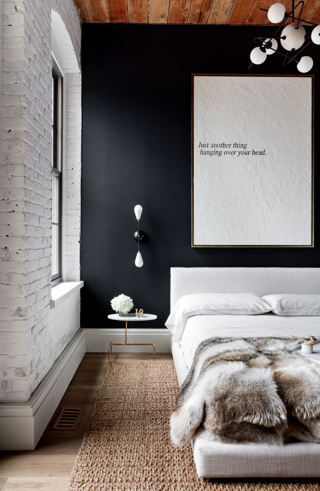 Dark Blue industrial-bedroom