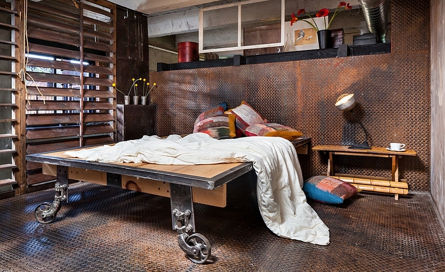 Dashing Industrial Bedroom