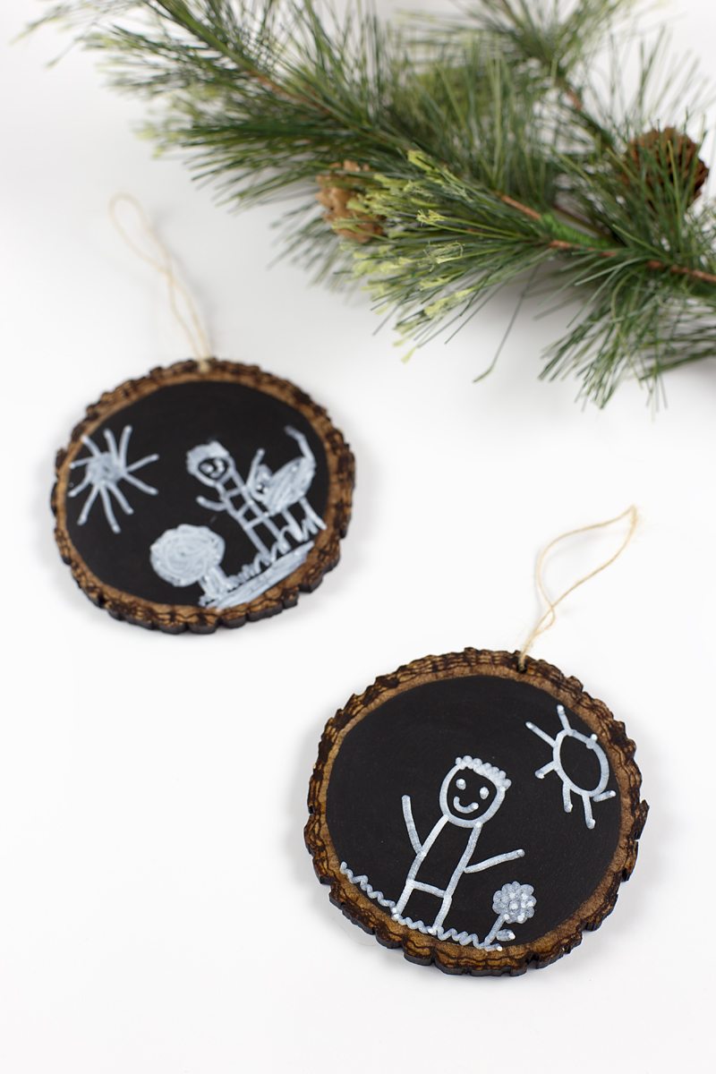 Easy Keepsake Chalkboard Ornaments Easy Keepsake Chalkboard Ornaments