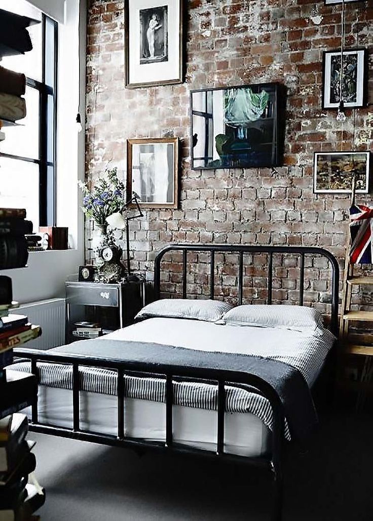 Exceptional Industrial Room Design Ideas Part - 9: Source: Decoist.com Edgy Industrial Style Bedrooms