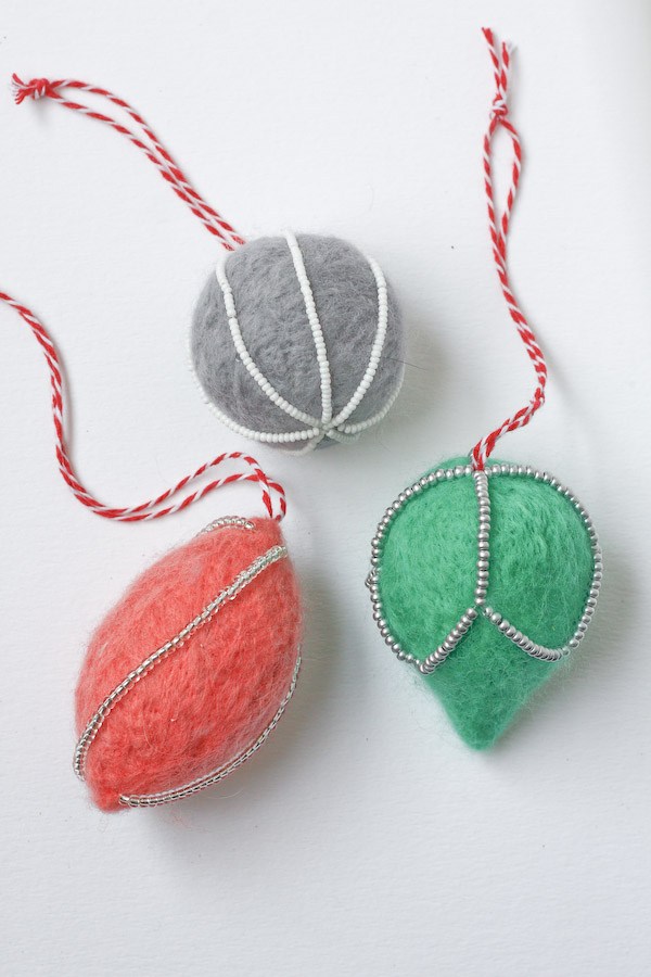 Needle Felt Christmas Decorations Needle Felt Christmas Decorations
