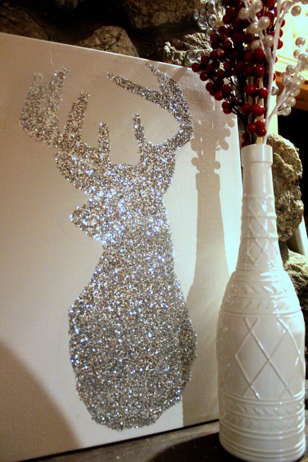 DIY Bright Sparkly Reindeer For Christmas Decor DIY Bright Sparkly Reindeer For Christmas Decor Thewowdecor