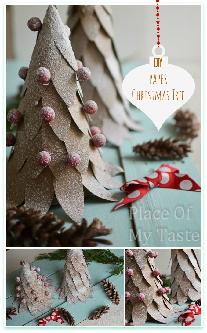 DIY Paper Christmas Tree Thewowdecor DIY Paper Christmas Tree Thewowdecor