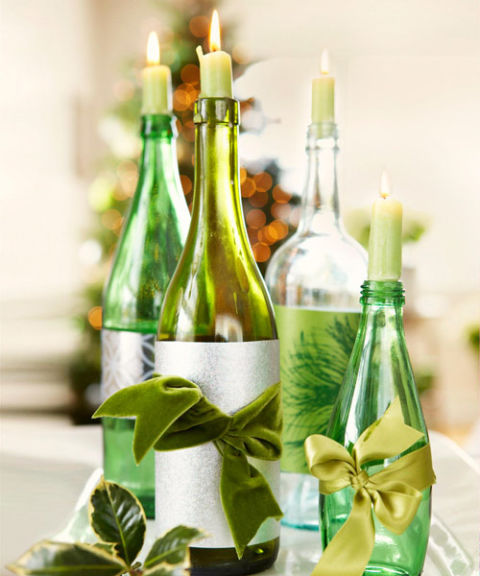 DIY Repurpose Wine Bottles Candles Thewowdecor DIY Repurpose Wine Bottles Candles Thewowdecor