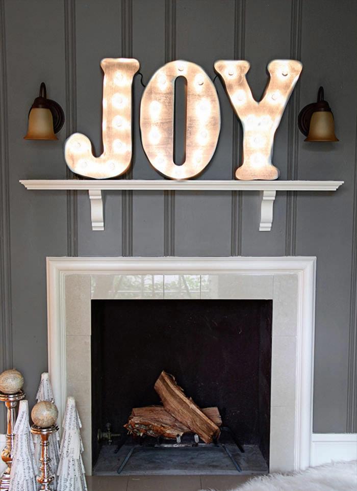 DIY Vintage marquee Letters Thewowdecor DIY Vintage Marquee Letters Thewowdecor