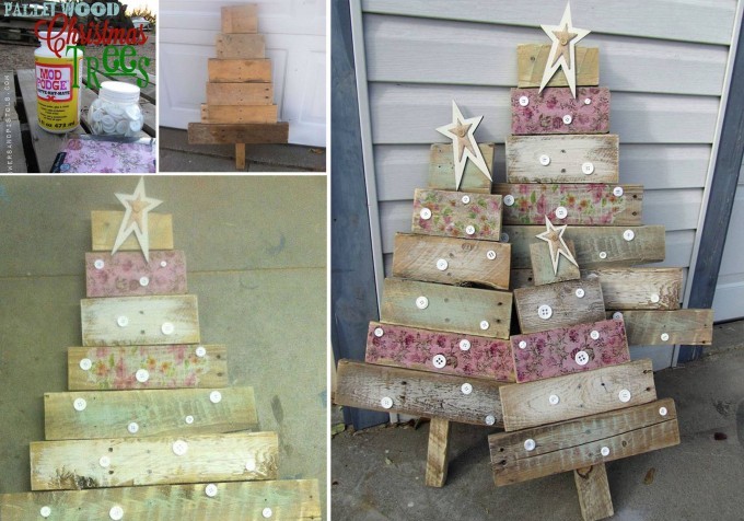 DIY Wood Pallet Christmas Trees Thewowdecor DIY Wood Pallet Christmas Trees Thewowdecor
