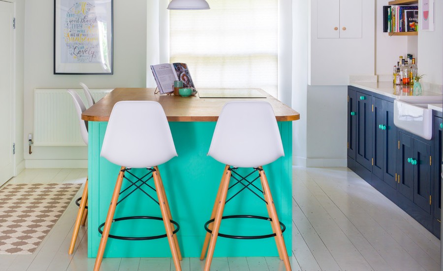 Eclectic Colourful Shaker Kitchen Design Eclectic Colourful Shaker Kitchen Design