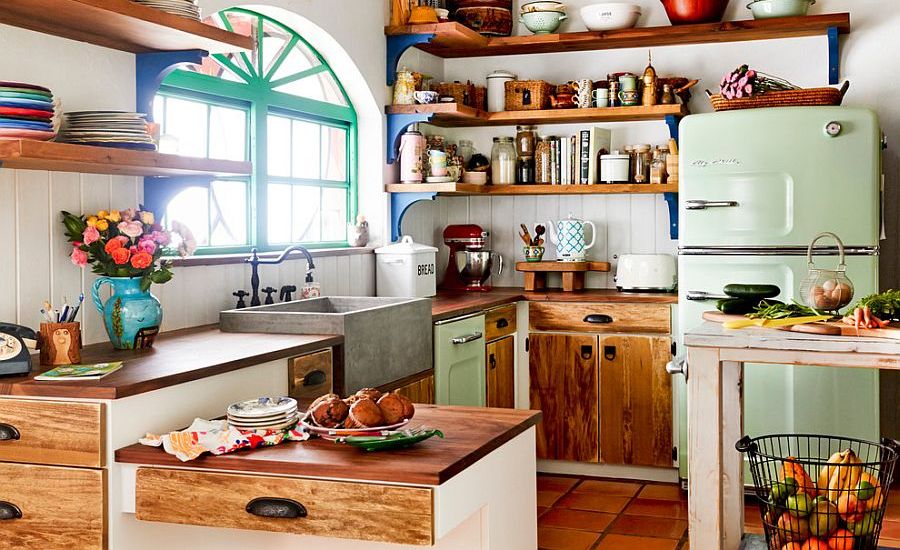 Simple Eclectic Kitchen Decor with Best Design