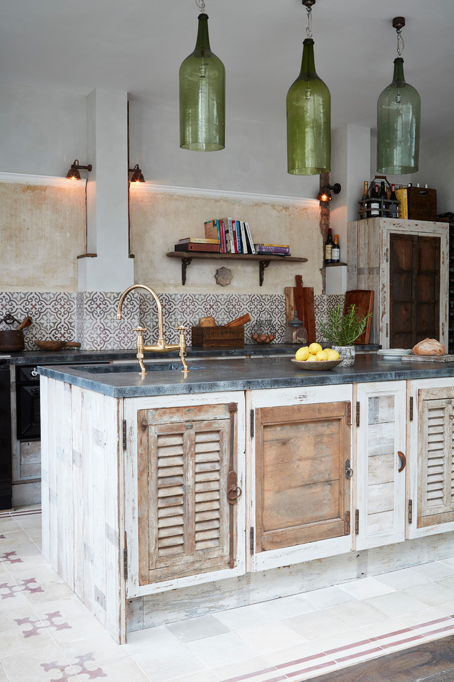 Midsized Mediterranean Kitchen Midsized Mediterranean Kitchen