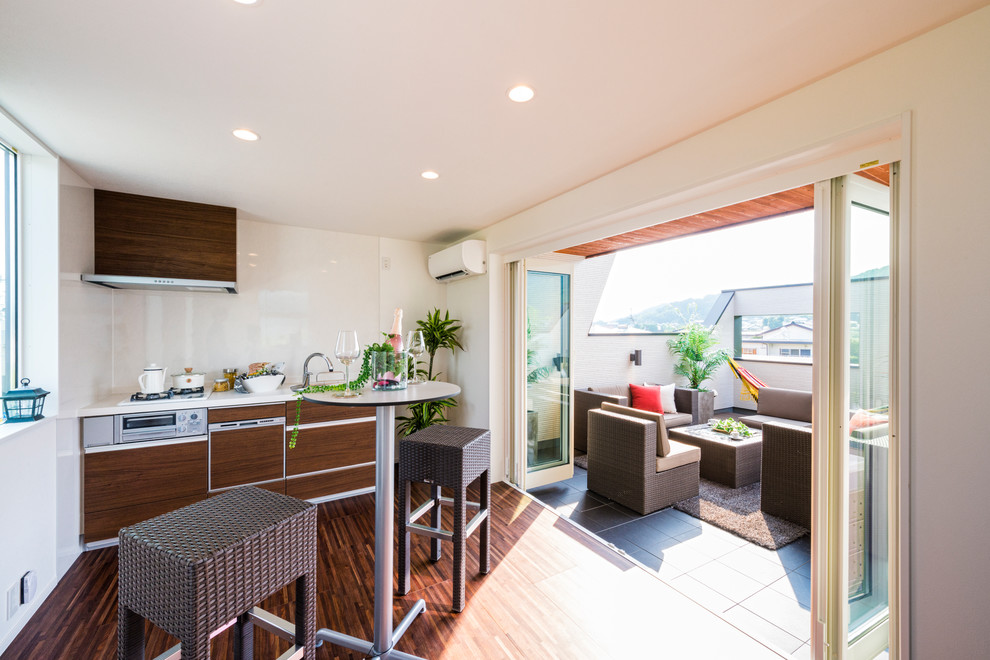 Zen Style Single Wall Kitchen Zen Style Single Wall Kitchen