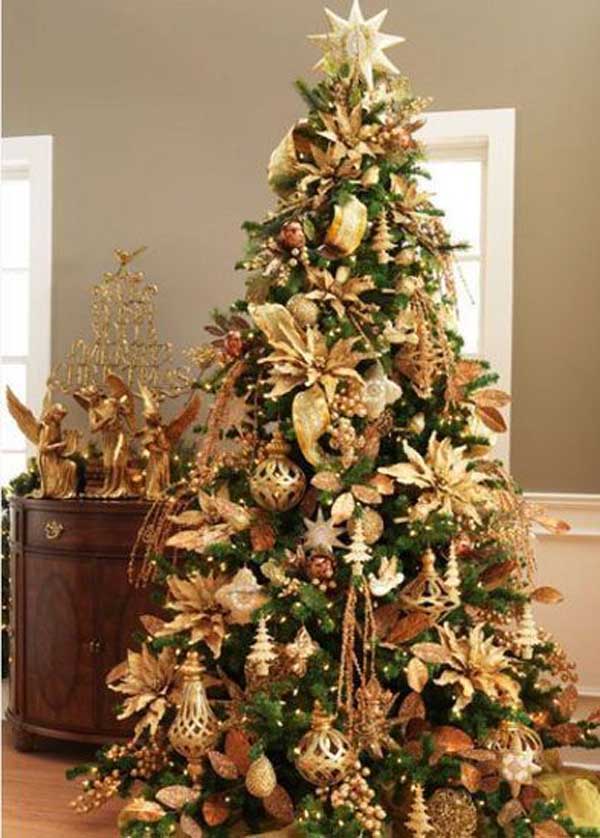 30 Best Gold Christmas Decoration Ideas Gold Christmas Decor Ideas 4