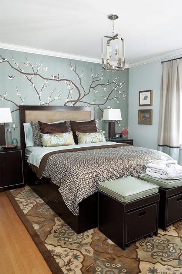 bedroom-decorating-ideas-blue-and-brown