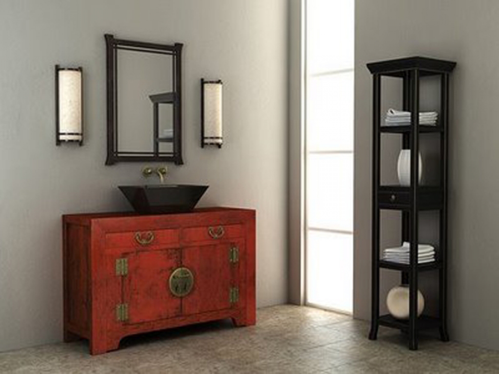 Asian Themed Bathroom Decor / 9 Elements Of Asian Style - Bath towels, rugs & mats, accessories, shower curtains, robes