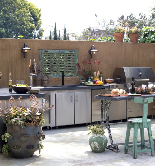eclectic-patio-with-adorable-cool-elegant-nice-adorable-fantastic-houzz-outdoor-kitchen-design-and-has-modern-stuffs-design-concept